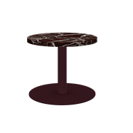 Burgundy Halo Side Table